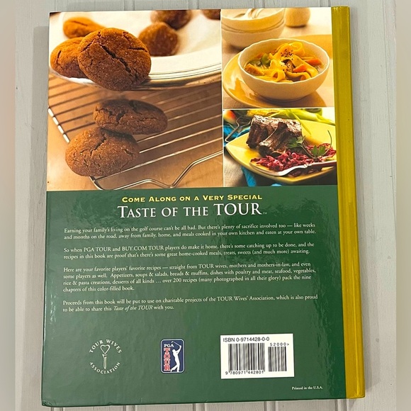 Taste Of The TOUR PGA‎ TOUR Wives Association Inc Cookbook 2000 Hardcover - Picture 2 of 11